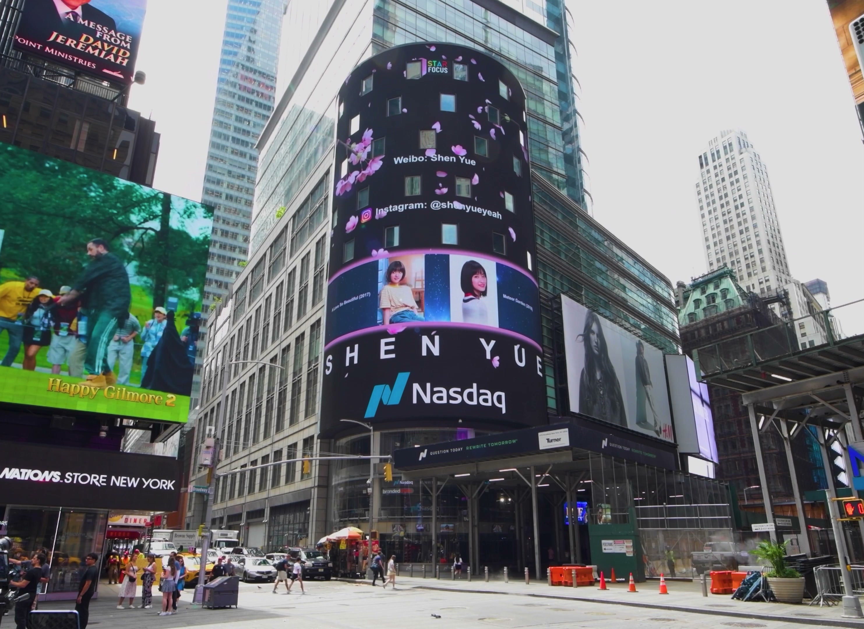 NYC Nasdaq Screen